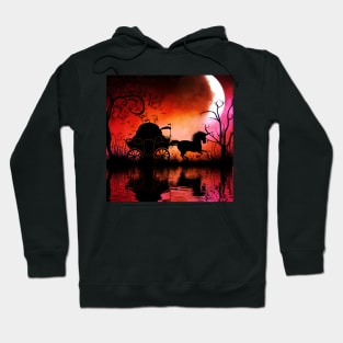 Drive in the night by carriage Hoodie